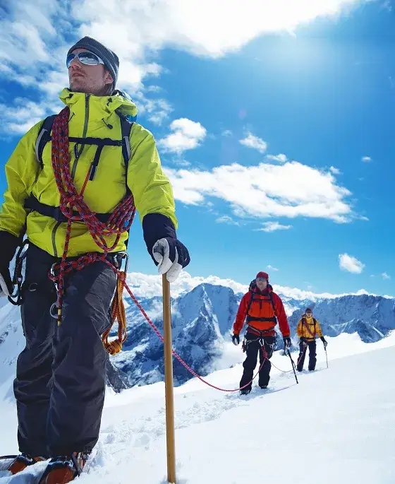 Glacier Hikers